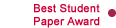 Best Student Paper Award